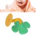 Silicone Baby Teething Toy Teether for Gum Pain Relief - Green Orange - Buy Online on SooperMarket.com