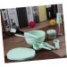 minkissy Makeup makeup tool kit makeup Brush spatulas Puff Soaking Bottle Gauges facial spoon makeup Spray Bottle makeup Bowl makeup mixing large makeup Mask medium Green - Buy Online on SooperMarket.com