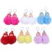Buy mlida Sleeping Baby Pendant Keychain - Cute Fluffy Fur Doll Luggage Tag | International Shipping Available - Buy Online on SooperMarket.com