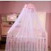 CdyBox Pink Mosquito Net Canopy for Kids - Breathable Crib Bed Curtains for Bedroom Decor - Buy Online on SooperMarket.com