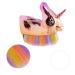 Buy Rainbow Unicorn Dust Brush - Colorful Synthetic Hair Nail & Makeup Brush for Flawless Finish - Buy Online on SooperMarket.com