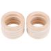 Akozon Baby Teether Toys - 10pcs Natural Wooden Teether Baby Teething Ring Wooden Bracelet DIY Craft