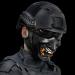 WorldShopping4U Tactical Protective Paintball Airsoft Kabuki Samurai Demon Half Face Mask - Black | Shop Internationally - Buy Online on SooperMarket.com