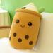 SPIRTUDE 2Pcs Boba Plush Matcha Milk Tea & Ice Cream Stuffed Toy Set - Soft Squishy Pillow for Kids - 24cm - Green & Brown - Buy Online on SooperMarket.com