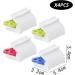 4-Piece Set of Toothpaste Squeezer Toothpaste Roller Squeezer Toothpaste Dispenser Tube Squeezer Toothpaste Press Toothpaste Holder Toothpaste Holder Cosmetic Oil Squeezer (Green Blue Red) - Buy Online on SooperMarket.com