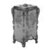 Makeup Cotton Box Large Capacity Pretty Design ABS Cotton Pad Holder for Bedroom Transparent Grey