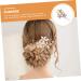 Didiseaon Bride Wedding Hairpin Rose Hair Clip Bride Accessories Flower Clip Bridesmaid Hair Accessories Gold Headpiece Bridal Hair Clip Wedding Headpiece Issue Card Temperament Rhinestone - Buy Online on SooperMarket.com