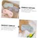 Rainbow Eye Mask Scrunchies Set - 4pcs Hair Ties with Bows and Teeth, Wired Head Wraps for Girls - Buy Online on SooperMarket.com