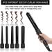 5 in 1 Curling Iron Curling Iron Wand Set Led Adjustable Temperature Hair Styling Curling Iron 5 Curling Irons of Different Sizes to Create Different Hairstyles 110 240V(US) - Buy Online on SooperMarket.com