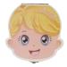 FILFEEL Baby Milk Tooth Box Individual Holes Primary Teeth Organizer Kids Keepsake Collecting Box for Children Boy and Girls - Wooden (English)(Girls)