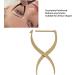 Microblading Eyebrow Ruler Eyebrow Stencil Ruler 3 Point Positioning for Salon (Gold) - Buy Online on SooperMarket.com