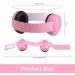 CUIFULI Kids Earmuffs - Noise Reduction Headphones for Babies & Toddlers 12-36 Months - Pink - Buy Online on SooperMarket.com