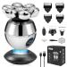 sunree 1 Set 6 in 1 Electric Shavers 7D Hair Clipper for Men Nose Trimmer with LED Display and Portable Wet and Dry