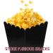 Alipis 50Pcs Popcorn Boxes Disposable Popcorn Buckets Paper Popcorn Tubs Greaseproof Popcorn Containers for Movie Theater Night Parties 250g Black - Buy Online on SooperMarket.com
