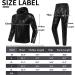 MulYeeh Weight Loss Sweat Suit - Anti-Rip Full-Zip Sauna Suit for Men Women - Black Large - Buy Online on SooperMarket.com