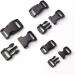 60pcs Black Plastic Contoured Side Release Buckles for Paracord Bracelets - 5/8, 1/2, 3/8 inch (20 Each) - Buy Online on SooperMarket.com