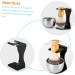 NOLITOY Men's Shaving Set - Black Suit Razor Holder Brush & Bowl | Premium Grooming Essentials for Effortless Shaving - International Shipping Available - Buy Online on SooperMarket.com