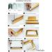 Emuledo Metal Frame Floater for 20X16 Canvas - Light Gold | DIY Home Decor & Wall Art Painting Frame Kit - Buy Online on SooperMarket.com