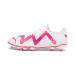 PUMA Men's Future Play Fg/Ag Football Shoe 43 EU Puma White Fire Orchid