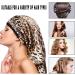 Shop Ladaypoa Women s Satin Sleeping Cap - Curly Hair Silk Hood Double-Layer Adjustable Black & Leopard Pattern - Buy Online on SooperMarket.com