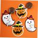 OFFSCH 50pcs Halloween Candy Tag Lollipop Decoration Lollipop Card Halloween Decor Packaging Decoration Card Lollipop Packaging Card Tooth Charms Message Card Pencil Caps Pumpkin Ghost - Buy Online on SooperMarket.com