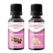 Flavor drops sugar -free set 2x 30 ml - nut nougat & white chocolate |Slots without calories for sweeten with dosing aid |Vegan |For natural yoghurt porridge or quark - Hello Shape nut nougat & white chocolate 30 ml (2 pack)