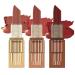 KAIQIKAIXI 3Pcs Waterproof Makeup Lipstick Moisturizer Smooth Lip Stick On Lipstick Three 3 Colors Lipstick Velvet Texture Moisturizing Lipstick Three-color Long Lasting