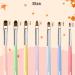 ANGNYA 7Pcs Nail Art Brush Set - Gel Nail Brushes for Nail Art Design and Painting - Ideal for Poly Gel and Acrylic Application - 7 Colors Available - Buy Online on SooperMarket.com