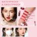 2 Colors Lip Tint Stain for Cheek & Lip | Long Lasting Glossy Korean Mini Liquid Lipstick - #01 APPLE & #03 WATERMELON - Buy Online on SooperMarket.com