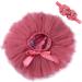 YONKINY Tutu Skirt & Headband Set for Newborn Baby Photography | Princess Tulle Skirt for Birthday | 2-3 Years | Rossa Anguria - Buy Online on SooperMarket.com
