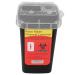 Large Capacity Blade Dispenser Case | One-Way Razor Meter Container for Hair Salons | Black Recycling Storage Solution - Buy Online on SooperMarket.com