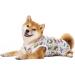 Cool Summer Dog T-Shirt | Breathable Pet Clothing & Sun Protection for Medium & Large Dogs - White Dinosaurs - Buy Online on SooperMarket.com