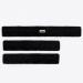 HORZE Narvik Faux-Fur Breastplate Cover Set Black One Size