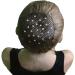 Elegant Crystal Black Hair Net with Rhinestones | International Shipping Available - Buy Online on SooperMarket.com