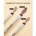 Dual-Ended Angled Eyebrow Brush - Define Eyebrows & Eyeliner with Spoolie - D108 | International Shipping Available - Buy Online on SooperMarket.com