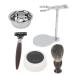 Men's Vintage Shaving Set | Practical Alloy Stand & Imitation Animal Hair Brush for Outdoor Use | International Shipping Available - Buy Online on SooperMarket.com
