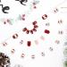 Christmas False Nails Snow Press on Nails - Antler Red Fake Nails 24pcs for Women and Girls - Buy Online on SooperMarket.com