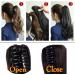 24" Corn Wave Ponytail Extension Claw Clip on Ponytails Wavy Curly Hair Extensions Jaw Pony Tail Hairpiece Light Brown 24inch (Pack of 1) Yaki-Light Brown - Buy Online on SooperMarket.com