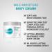 Derma:B Mild Moisture Body Cream - Fragrance Free, 14.54 fl oz (430 ml) | Hydrating & Gentle Formula - Buy Online on SooperMarket.com