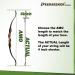 Deerseeker Dacron Bow String Set | 2 Nocking Points | 12-14-16 Strands | Recurve & Longbow | Hunting Replacement Bowstrings | 48-70 inches | AMO 48 | Brown - Buy Online on SooperMarket.com