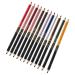 Gogogmee 12pcs Lip Liner Eyeliner Waterproof Suit Long Lasting Eyeliner Eye Makeup Pen Eyebrow Liner Wood