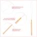 Vlasy Nano Beads 3.0mm 200PCS + 2PCS Hair Extension Loop Threaders Set (Black) - for Hair Extensions/Tinsel - Buy Online on SooperMarket.com