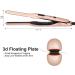 Mini Hair Straightener for Short Hair & Pixies - Adjustable Temperature Flat Iron (Rose Gold) - Buy Online on SooperMarket.com