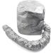 Ruilogod Silver Tone Polyester Portable Hair Drying Styling Soft Bonnet Hood Blow Dryer Connect Cap - Buy Online on SooperMarket.com