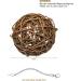 Nature Willow Ball Toys for Small Animals - 4-Piece Set for Guinea Pigs Rabbits Chinches & Birds - Ideal Pet Accessories (10cm) - Buy Online on SooperMarket.com