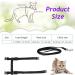Morices 2 Pack Cat Harness and Leash Adjustable Comfortable Nylon Pet Strap Collar with Leash Escape Proof Safety Rope Leads Chest Strap for Kitten Puppy Rabbits Walking Training (Pink & Purple) Pink+Purple - Buy Online on SooperMarket.com