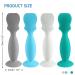 4 Pack Baby Diaper Cream Brush Set for Newborns - Silicone Spatula Applicator in Blue Green Gray White - Buy Online on SooperMarket.com