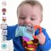 Gummee Glove Baby Teething Mitten - Detachable Toy - Premium Teething Glove for Babies 3-6 Months, Turquoise - Buy Online on SooperMarket.com