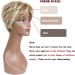 Short Blonde Pixie Cut Wig for Women - Natural Synthetic Hair Daily Cosplay Party Wig #613/27B - Buy Online on SooperMarket.com