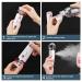 FATUXZ Handy Nano Mist Sprayer with Skin Analyzer Moisture Tester - Portable Facial Atomizer for Eyelash Extensions - Large Capacity Face Moisturizer for Hydration - Refreshing White - Buy Online on SooperMarket.com